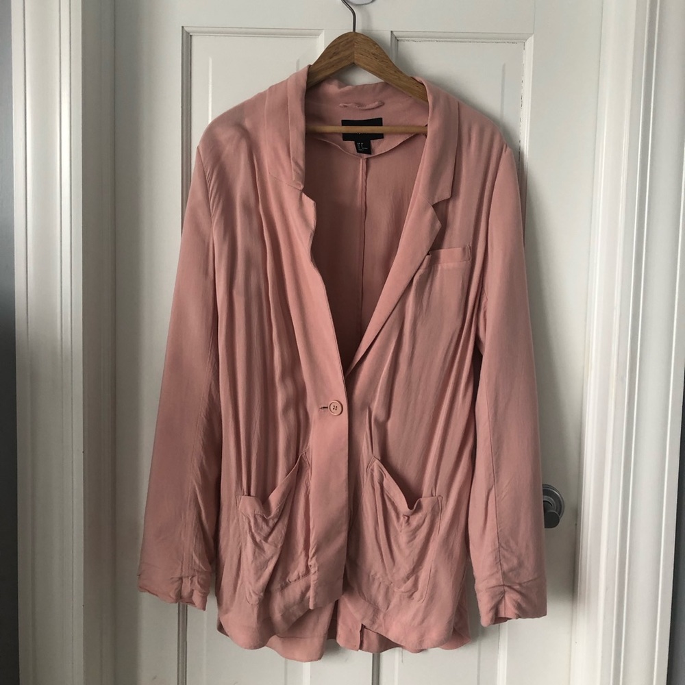 Pink soft blazer